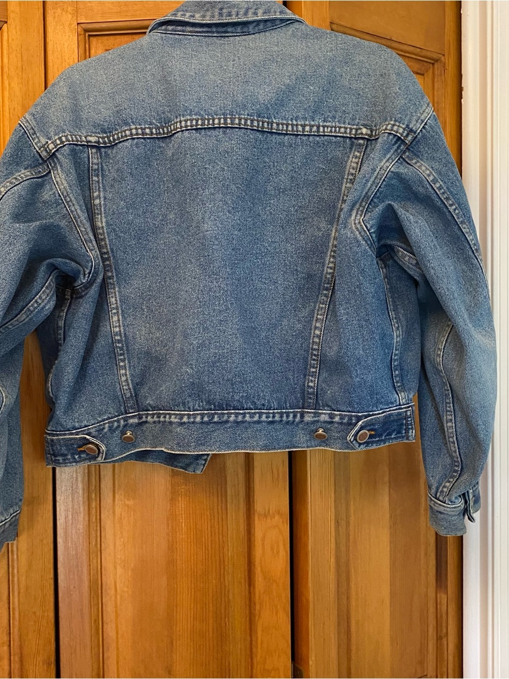 Vintage bill blass Light Blue Denim Trucker Jacket
